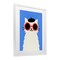 Stupell Industries Stylish French Cat Framed Print Under Glass, design by Jessica Beck